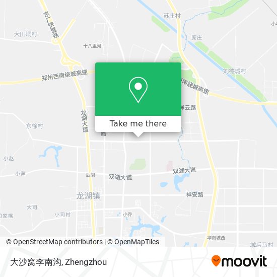大沙窝李南沟 map