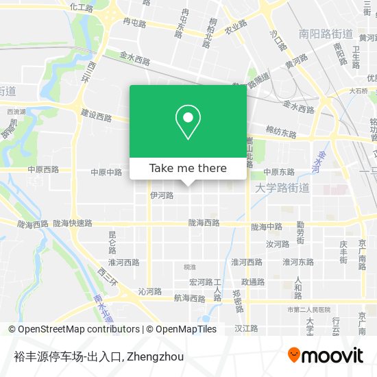 裕丰源停车场-出入口 map