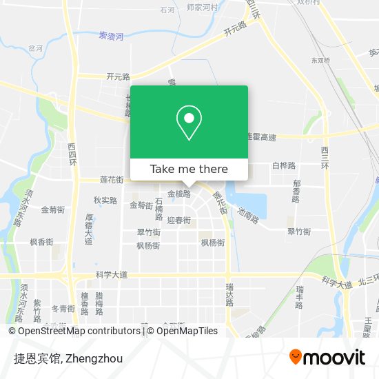 捷恩宾馆 map