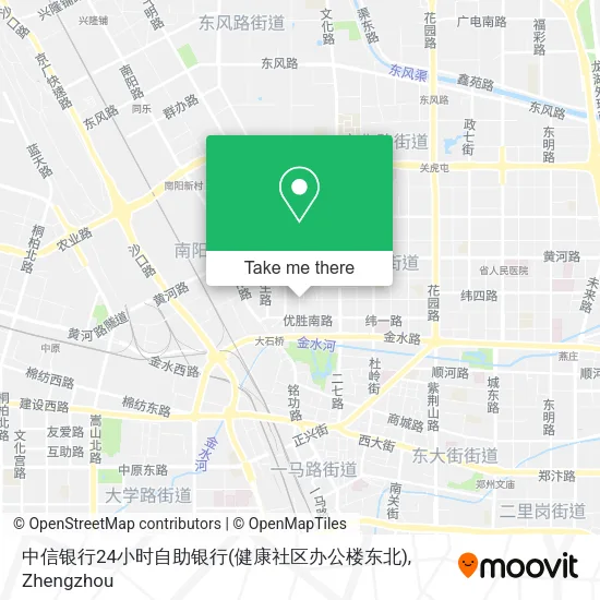 中信银行24小时自助银行(健康社区办公楼东北) map