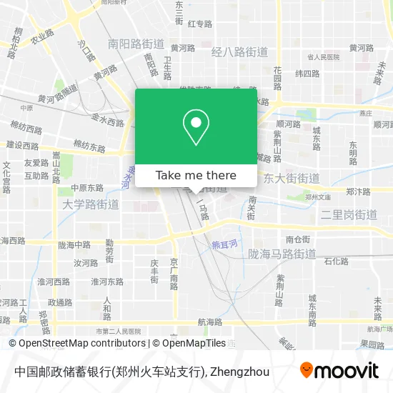 中国邮政储蓄银行(郑州火车站支行) map