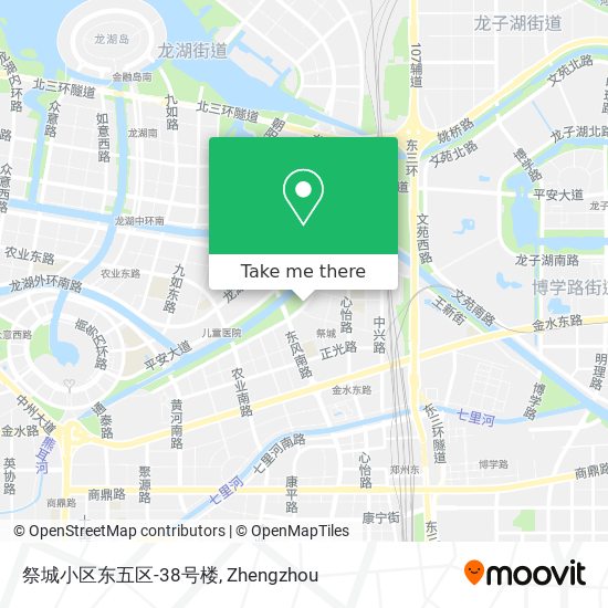 祭城小区东五区-38号楼 map