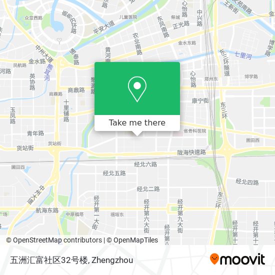 五洲汇富社区32号楼 map