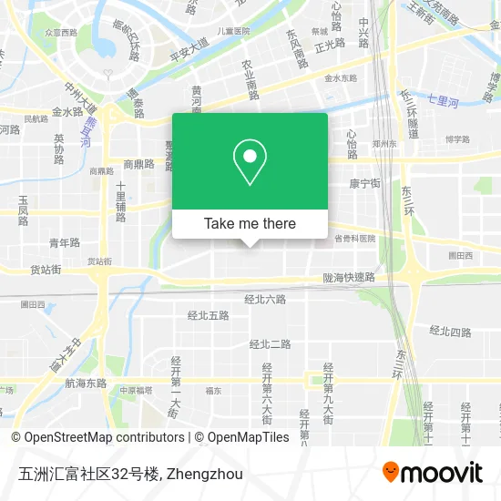 五洲汇富社区32号楼 map