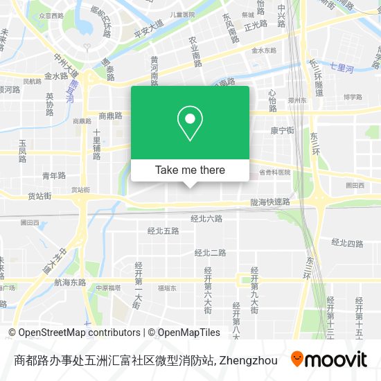 商都路办事处五洲汇富社区微型消防站 map