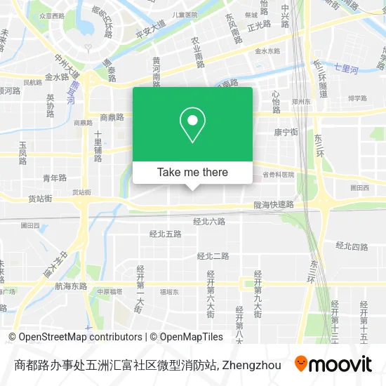 商都路办事处五洲汇富社区微型消防站 map