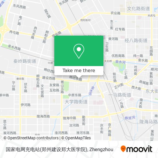国家电网充电站(郑州建设郑大医学院) map