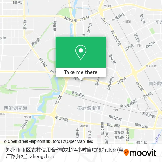 郑州市市区农村信用合作联社24小时自助银行服务(电厂路分社) map