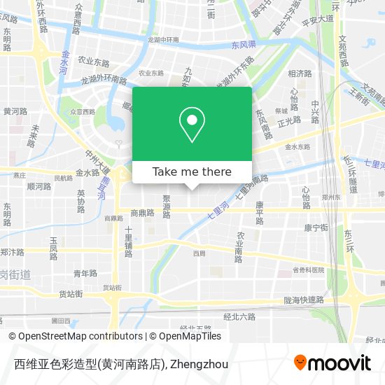 西维亚色彩造型(黄河南路店) map