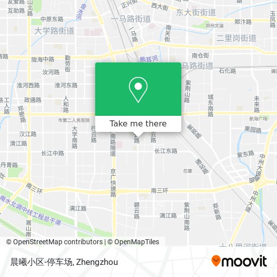 晨曦小区-停车场 map