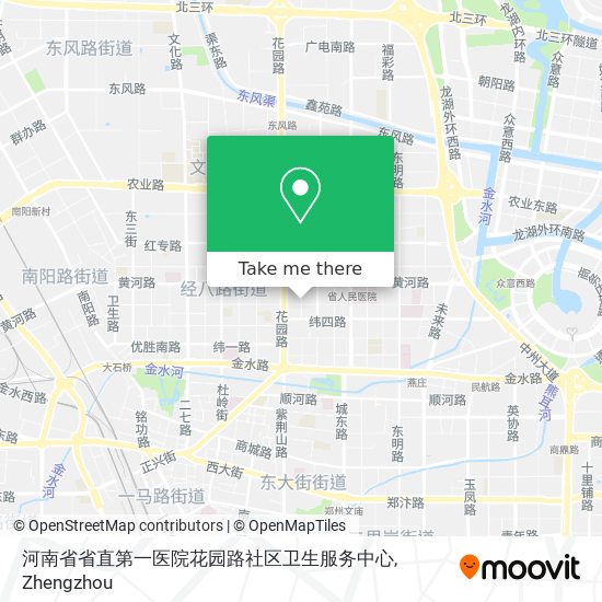 河南省省直第一医院花园路社区卫生服务中心 map