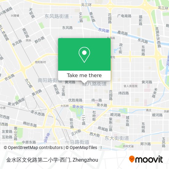 金水区文化路第二小学-西门 map