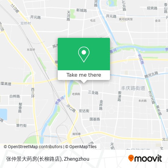 张仲景大药房(长柳路店) map