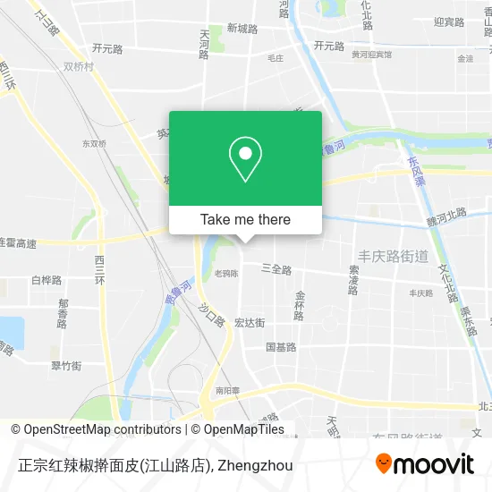 正宗红辣椒擀面皮(江山路店) map
