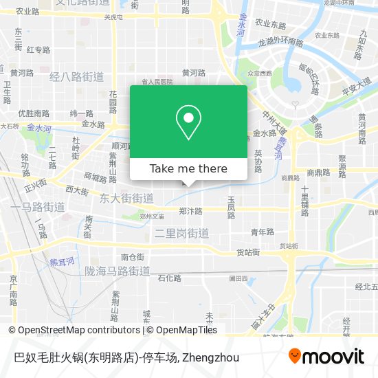 巴奴毛肚火锅(东明路店)-停车场 map