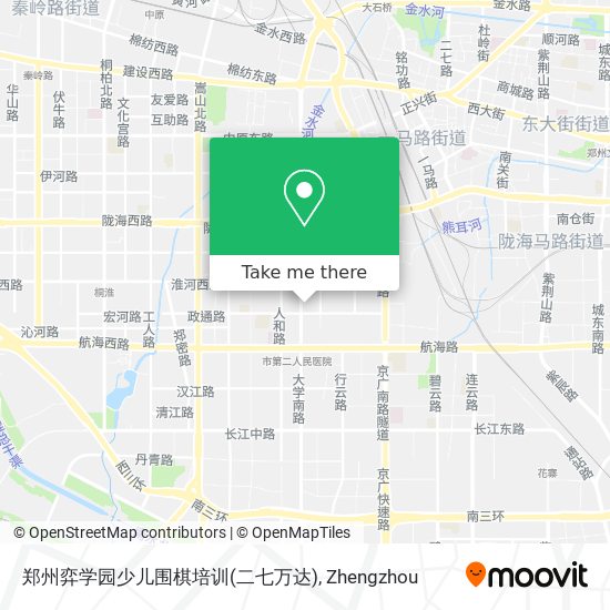 郑州弈学园少儿围棋培训(二七万达) map