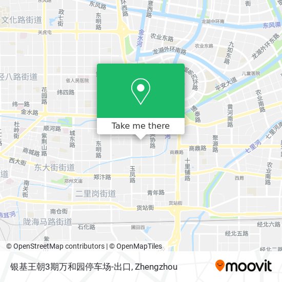 银基王朝3期万和园停车场-出口 map