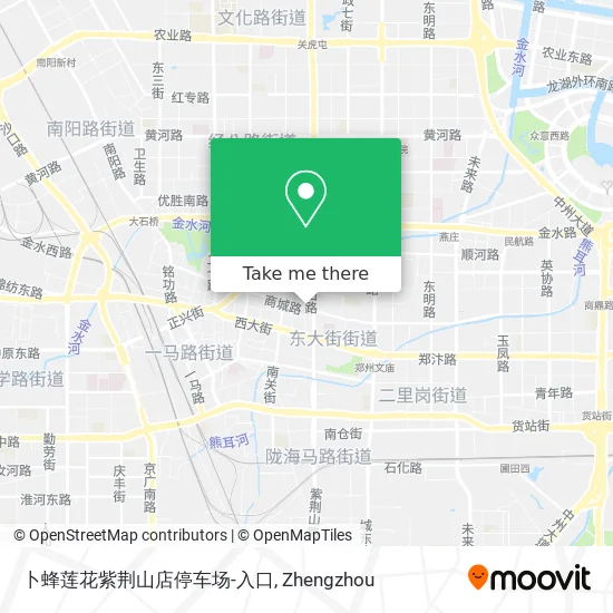 卜蜂莲花紫荆山店停车场-入口 map