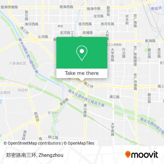 郑密路南三环 map