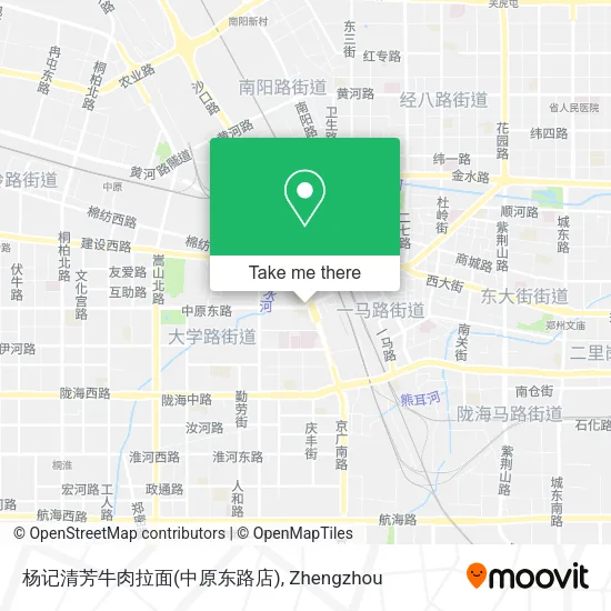 杨记清芳牛肉拉面(中原东路店) map