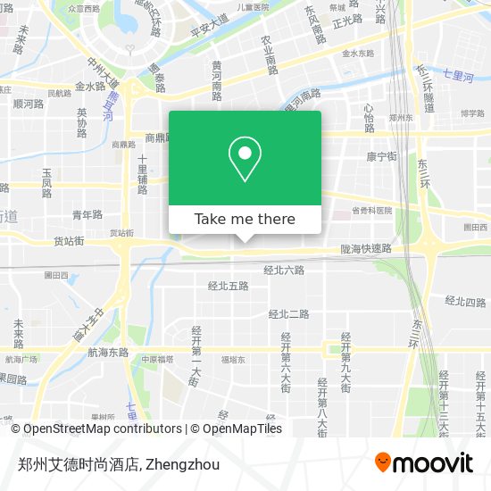 郑州艾德时尚酒店 map
