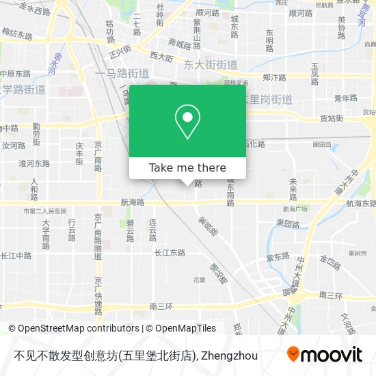 不见不散发型创意坊(五里堡北街店) map