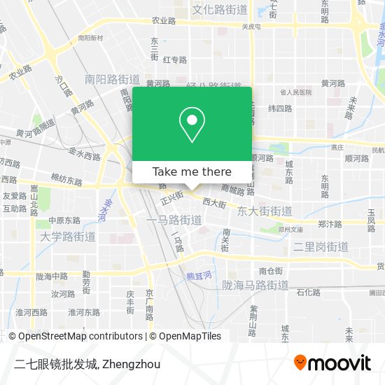二七眼镜批发城 map