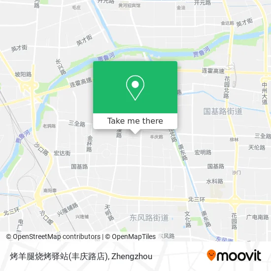 烤羊腿烧烤驿站(丰庆路店) map