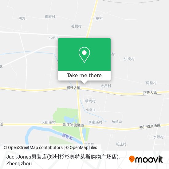 JackJones男装店(郑州杉杉奥特莱斯购物广场店) map