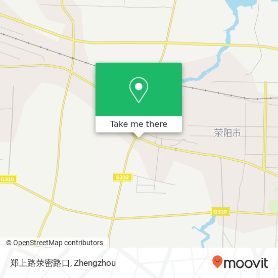 郑上路荥密路口 map