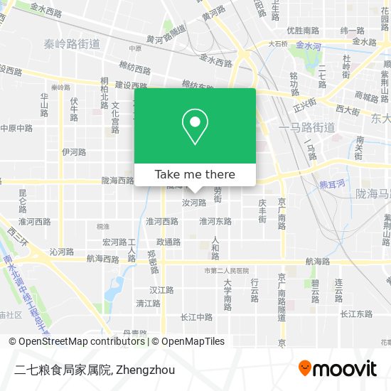 二七粮食局家属院 map