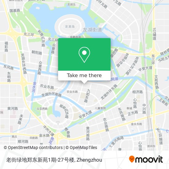 老街绿地郑东新苑1期-27号楼 map