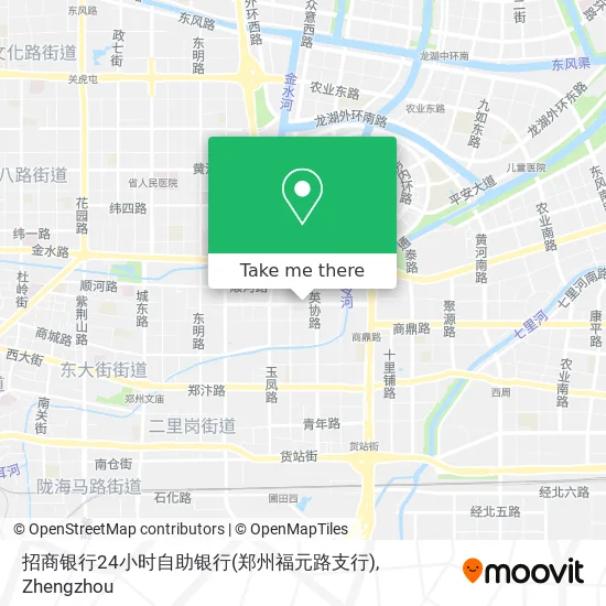 招商银行24小时自助银行(郑州福元路支行) map