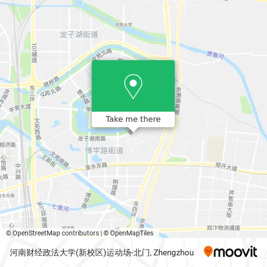 河南财经政法大学(新校区)运动场-北门 map