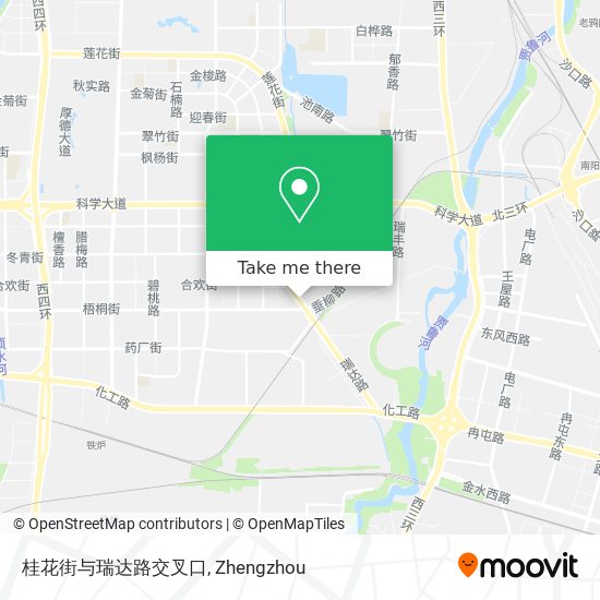 桂花街与瑞达路交叉口 map