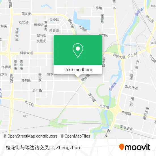 桂花街与瑞达路交叉口 map