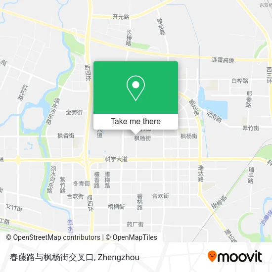 春藤路与枫杨街交叉口 map