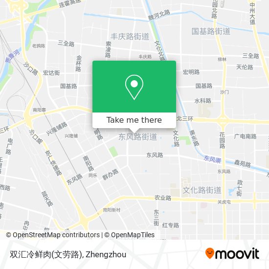 双汇冷鲜肉(文劳路) map