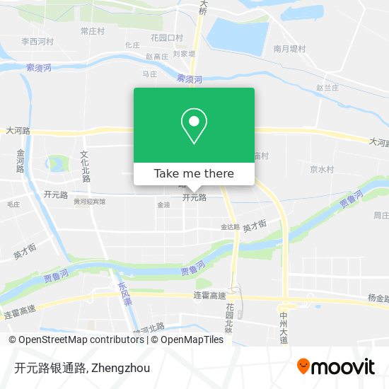 开元路银通路 map