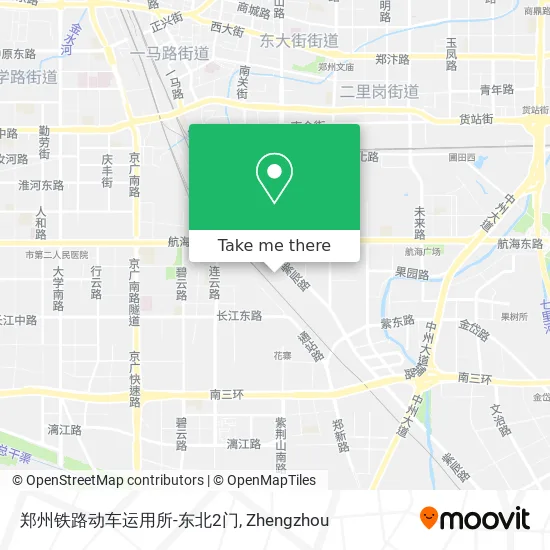 郑州铁路动车运用所-东北2门 map