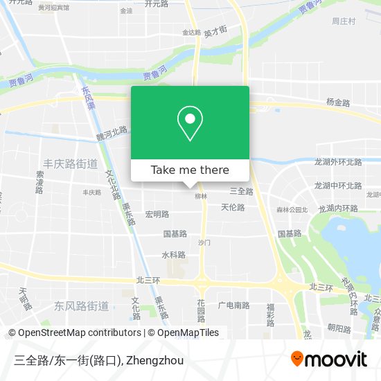 三全路/东一街(路口) map