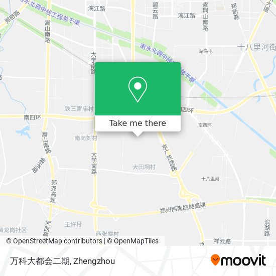 万科大都会二期 map