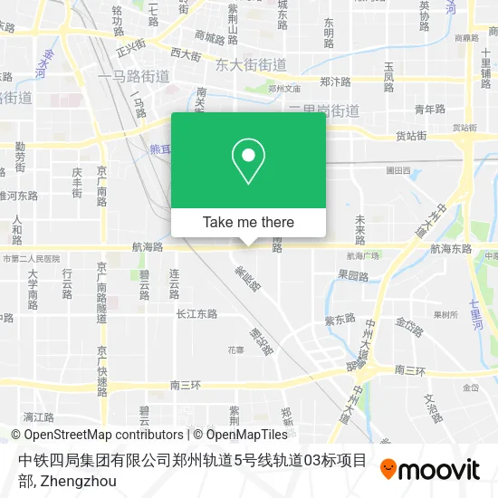 中铁四局集团有限公司郑州轨道5号线轨道03标项目部 map