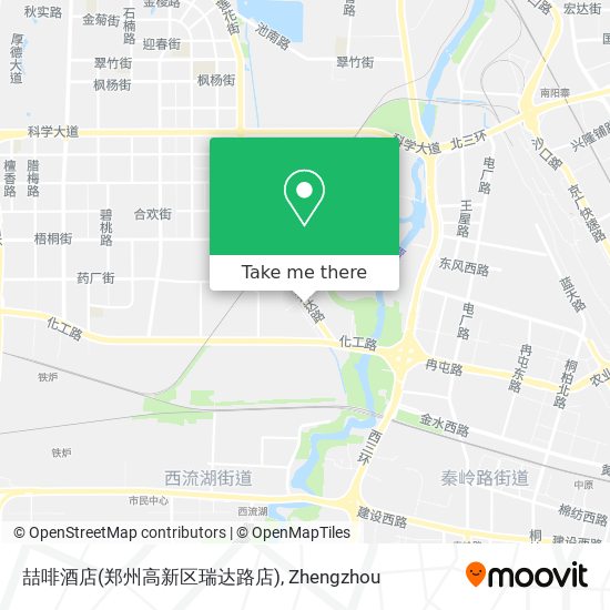 喆啡酒店(郑州高新区瑞达路店) map