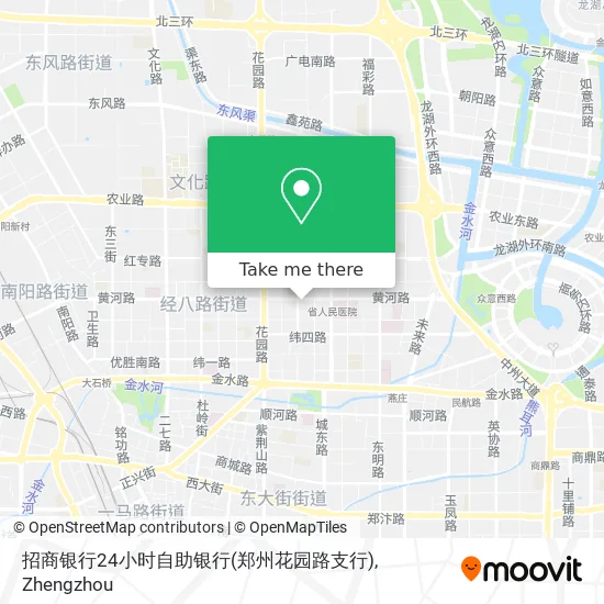 招商银行24小时自助银行(郑州花园路支行) map
