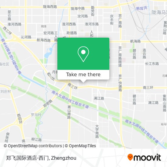 郑飞国际酒店-西门 map