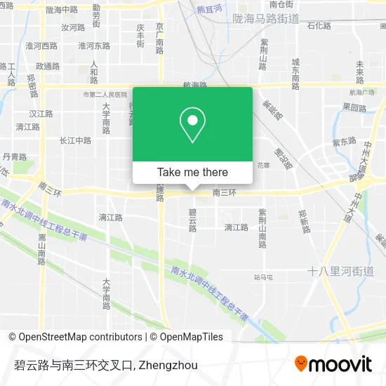 碧云路与南三环交叉口 map