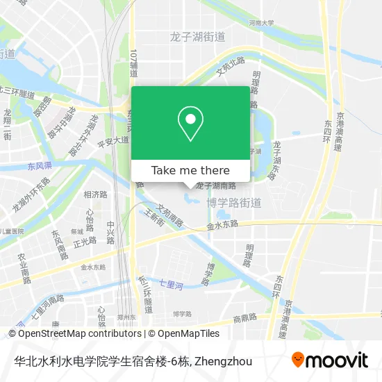 华北水利水电学院学生宿舍楼-6栋 map