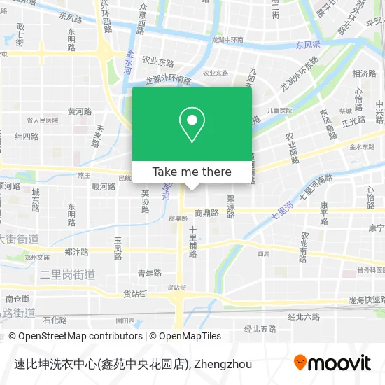 速比坤洗衣中心(鑫苑中央花园店) map