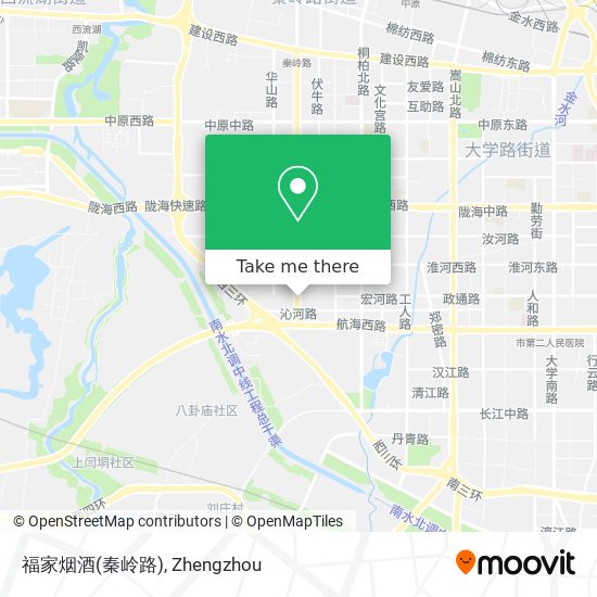 福家烟酒(秦岭路) map